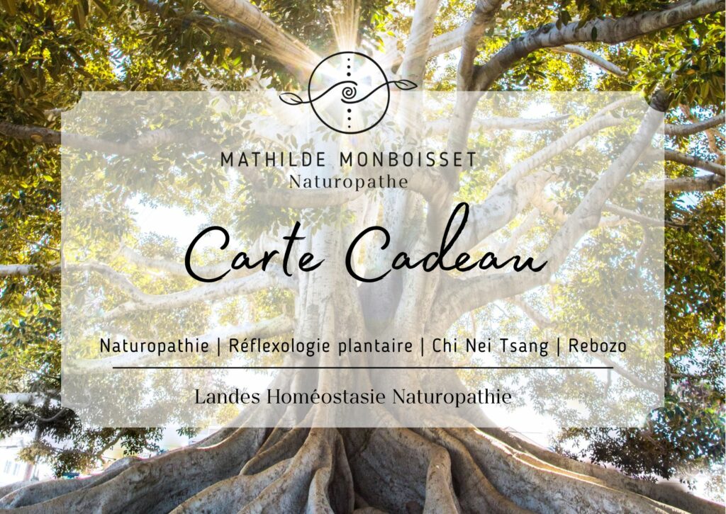 Carte cadeau Landes Homéostasie Naturopathie